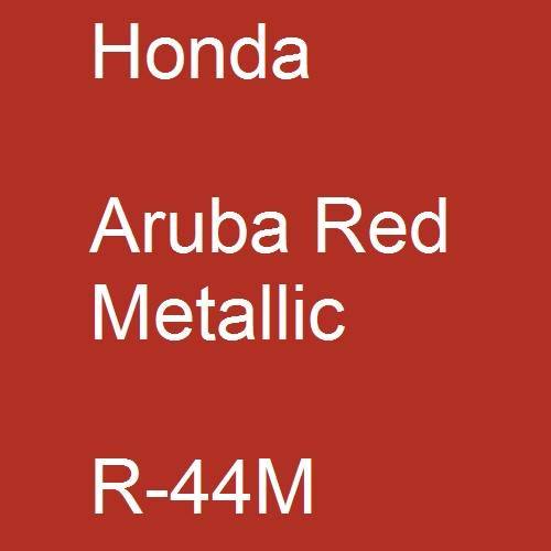 Honda, Aruba Red Metallic, R-44M.